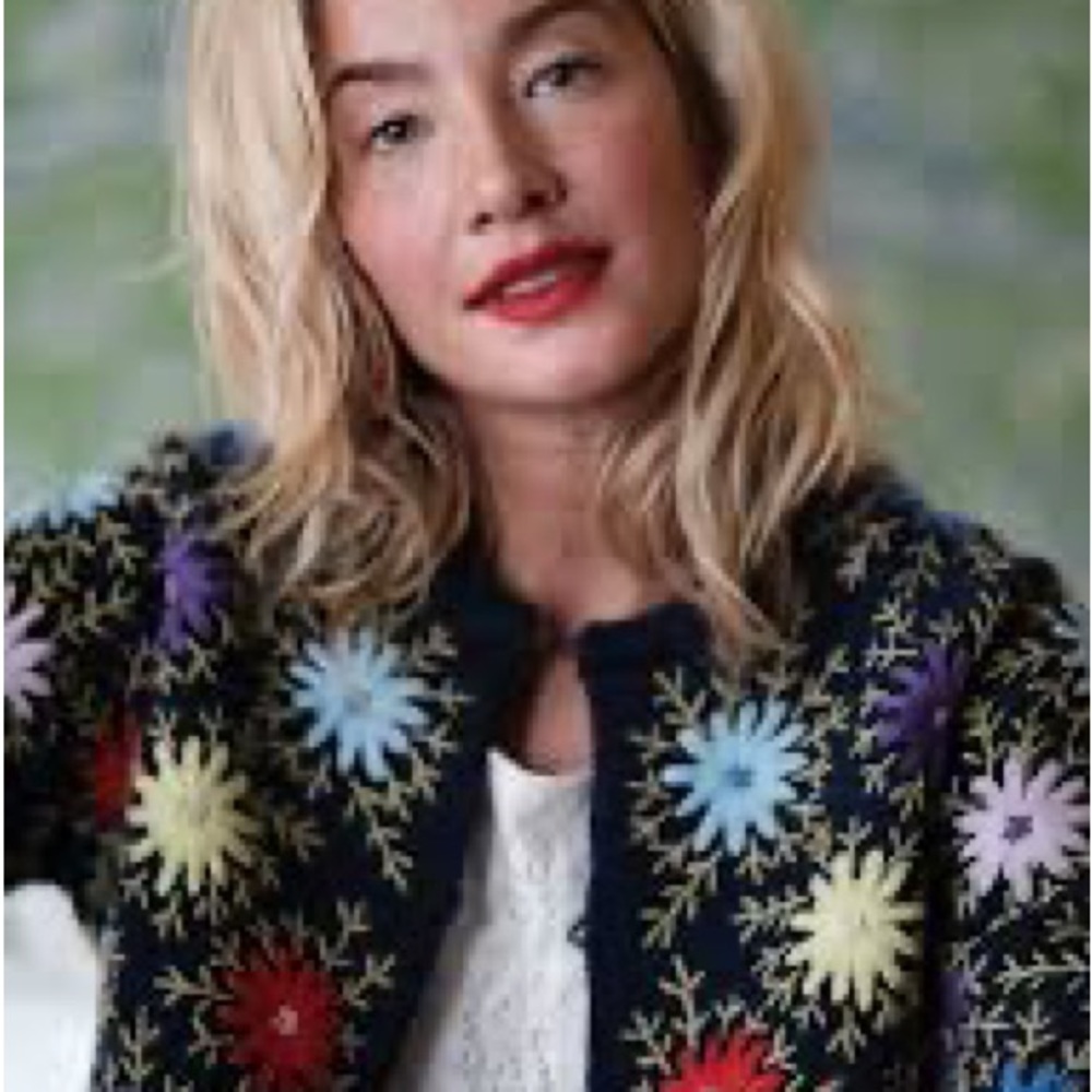 FRANCES VALENTINE vintage inspired cardigan, Size M, NWT